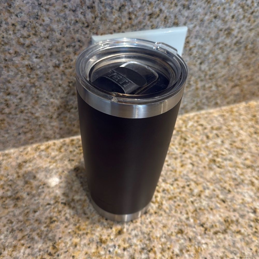 Black yeti coffee cup